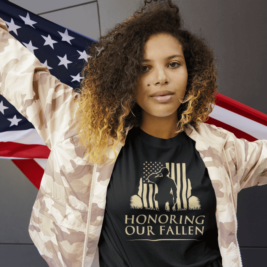PREMIUM MEMMORIAL HONOR THE FALLEN T-SHIRT NDM