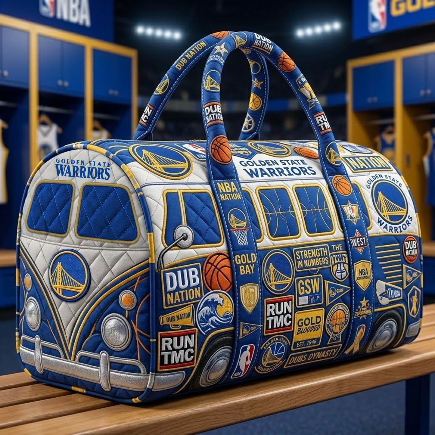 GSW Premium Quilted Duffle Bag TNSM