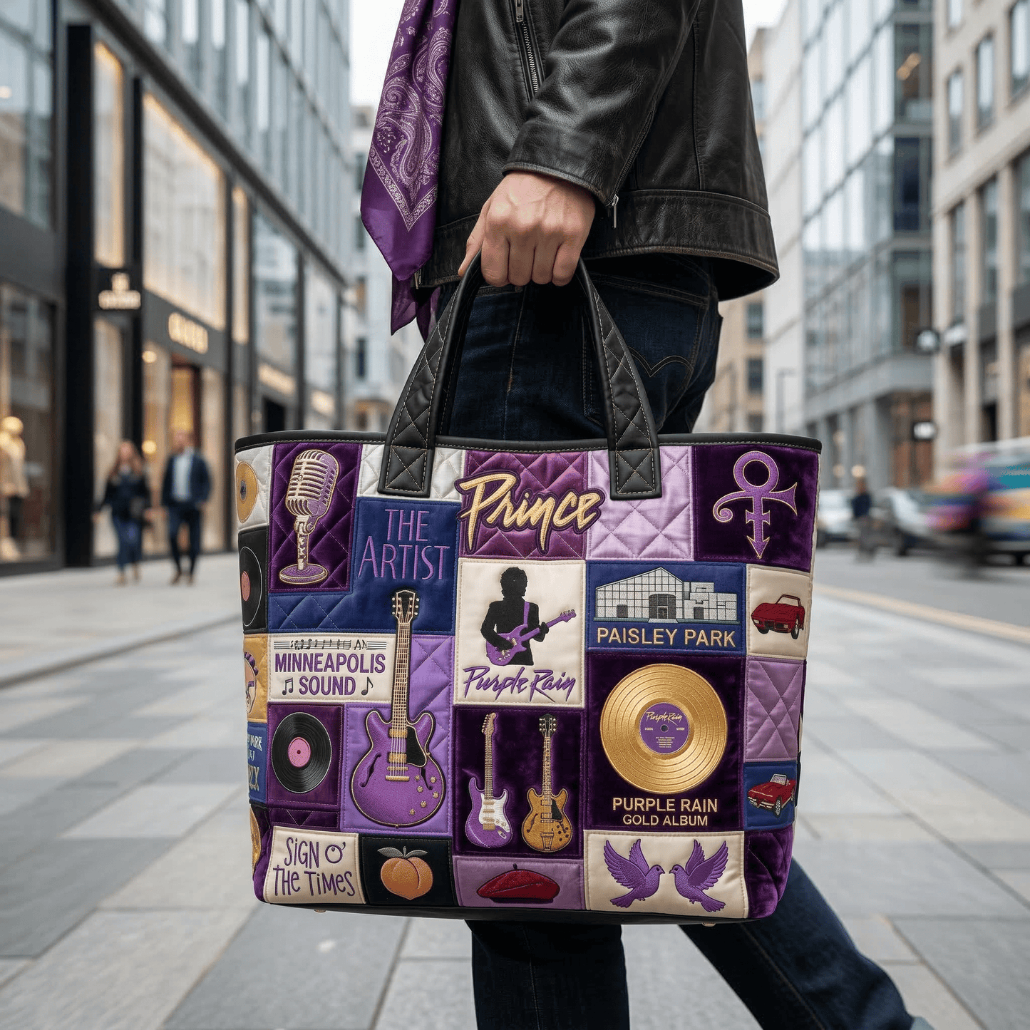 PRCE QUILTED TOTE BAG DAT