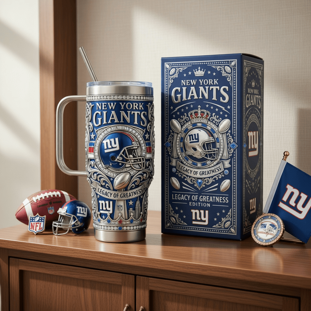 NYG 40oz Tumbler With Handle PDL
