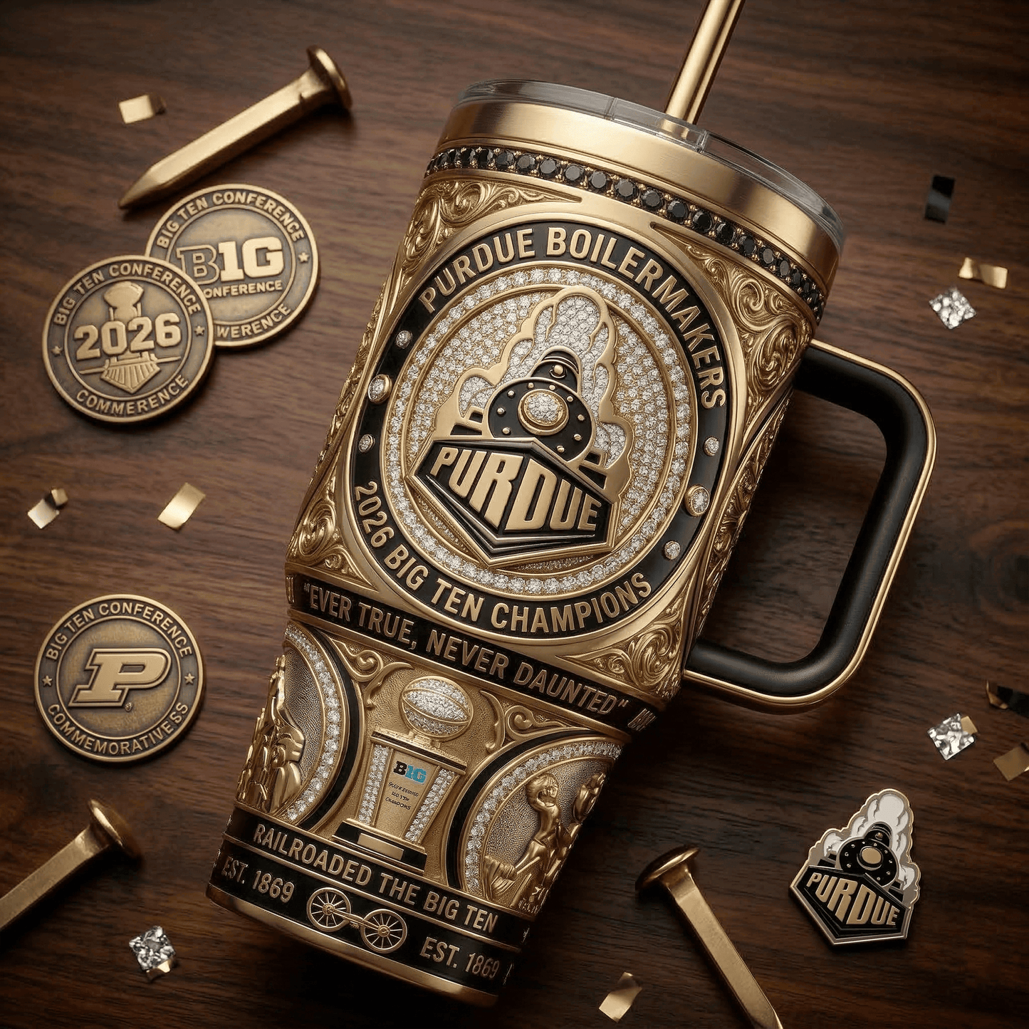PDB 40oz Handled Tumbler LNTH