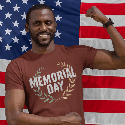 PREMIUM MEMORIAL DAY TYPHOGRAPHY T-SHIRT NDM