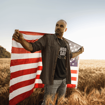 PREMIUM MEMORIAL DAY TYPHOGRAPHY T-SHIRT NDM