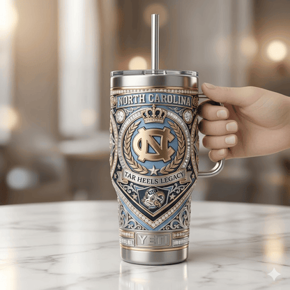 UNC 40oz Tumbler With Handle PDL