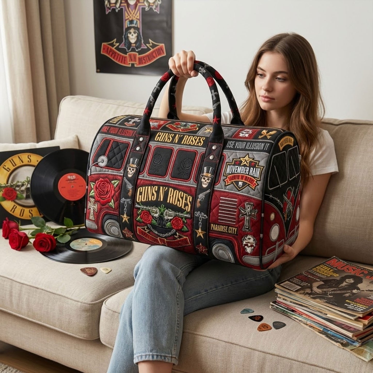 GNR Premium Quilted Duffle Bag TNSM