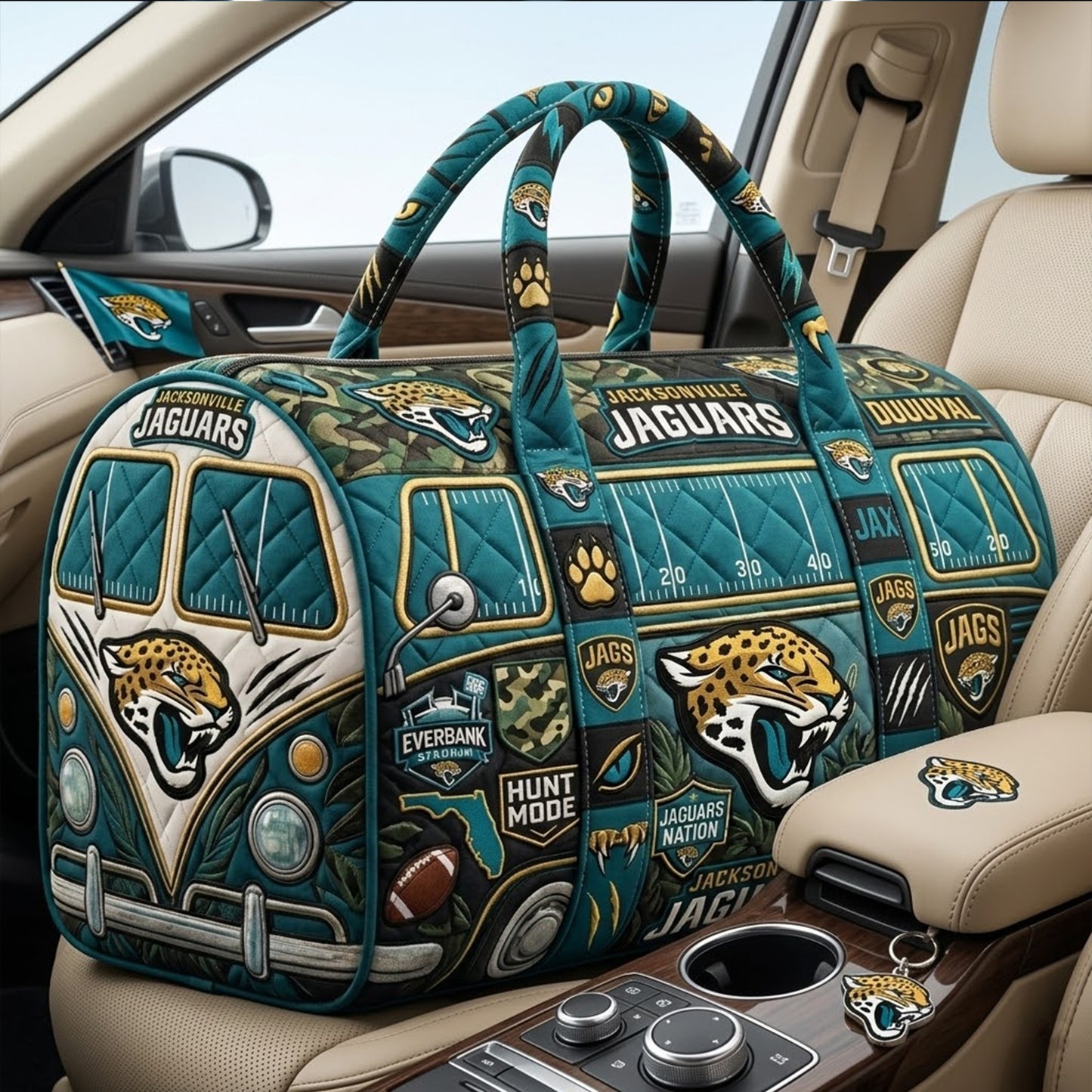 JSVJ Premium Quilted Duffle Bag TNSM