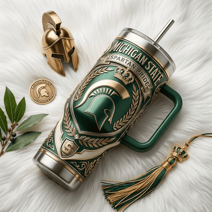 MSU 40oz Tumbler With Handle PDL
