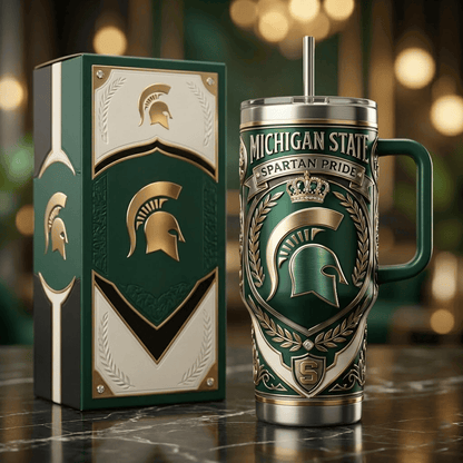 MSU 40oz Tumbler With Handle PDL
