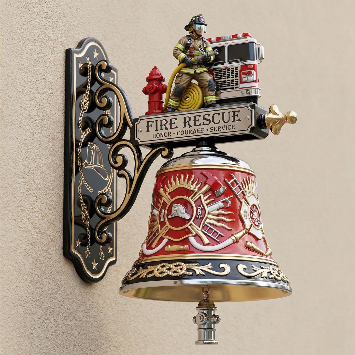 Firefighter Premium Wall Bell DAT