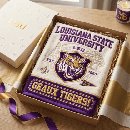 LSU Premium BATH TOWELS LNTH
