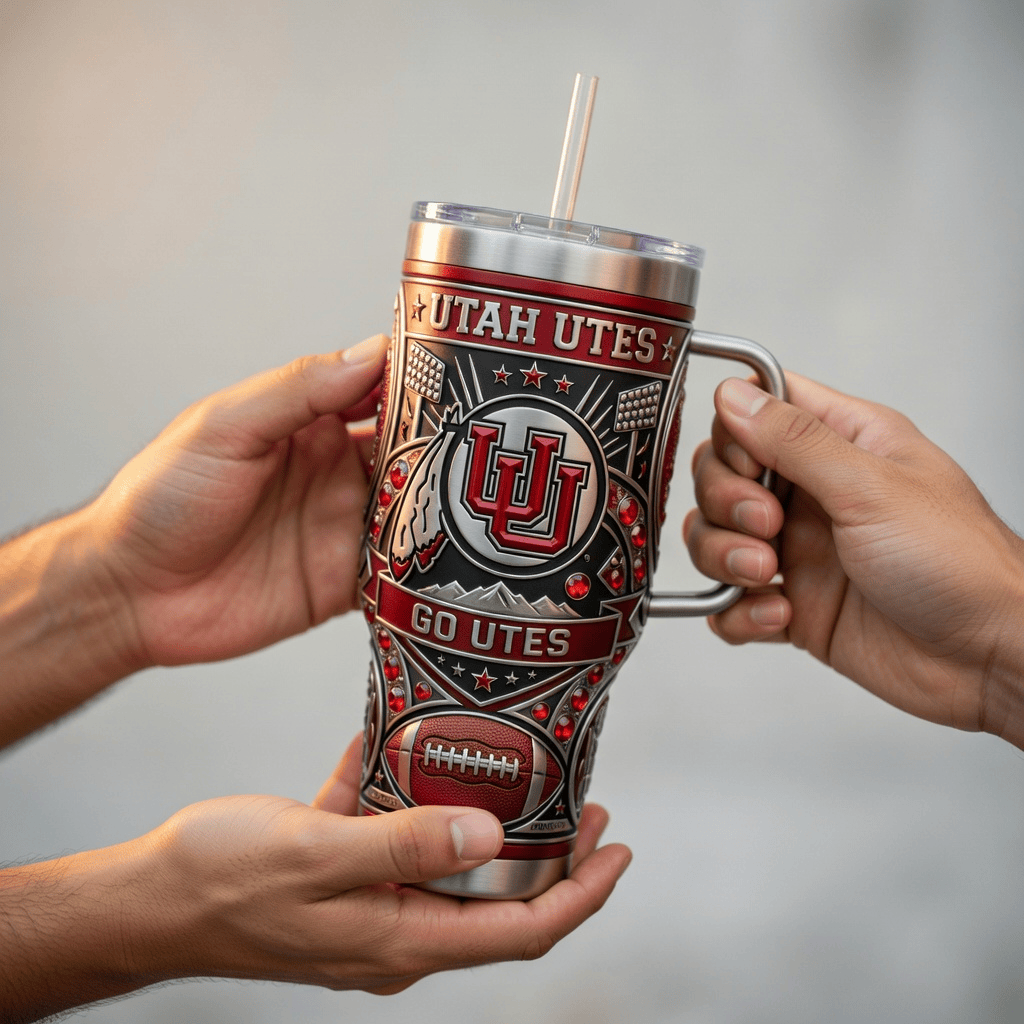 UTAH 40oz Tumbler With Handle PDL