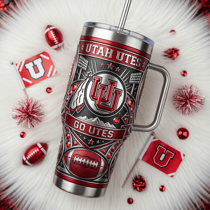 UTAH 40oz Tumbler With Handle PDL