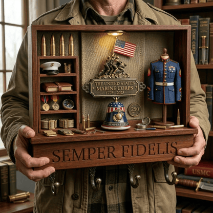 USMC WALL-MOUNTED KEY HOLDER LNTH