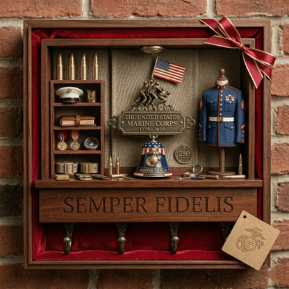 USMC WALL-MOUNTED KEY HOLDER LNTH