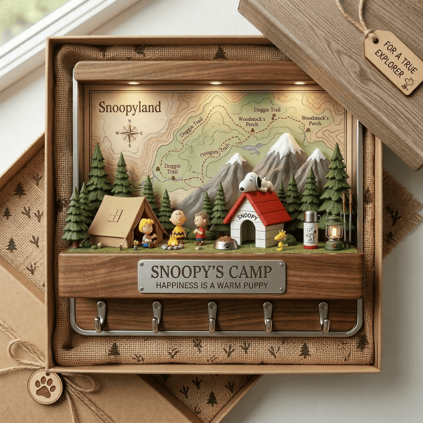 SNPY WALL-MOUNTED KEY HOLDER LNTH