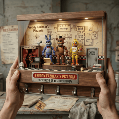 FNAF WALL-MOUNTED KEY HOLDER LNTH