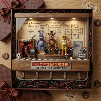 FNAF WALL-MOUNTED KEY HOLDER LNTH