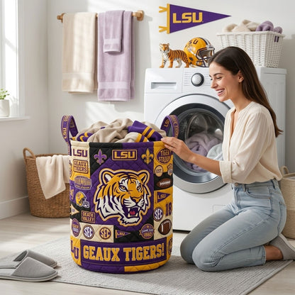 LSU Premium Laundry Basket TNSM