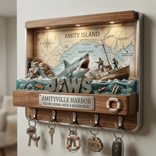JAWS WALL-MOUNTED KEY HOLDER LNTH