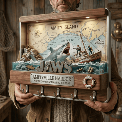 JAWS WALL-MOUNTED KEY HOLDER LNTH