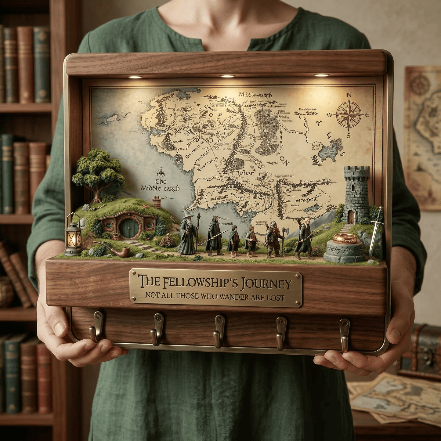 LOTR WALL-MOUNTED KEY HOLDER LNTH