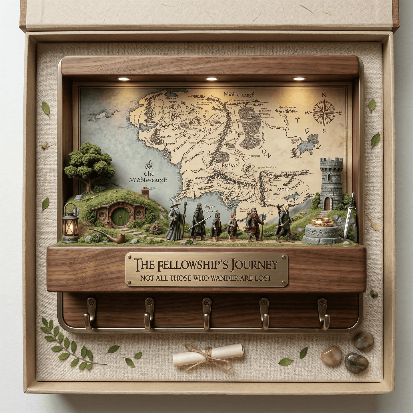 LOTR WALL-MOUNTED KEY HOLDER LNTH