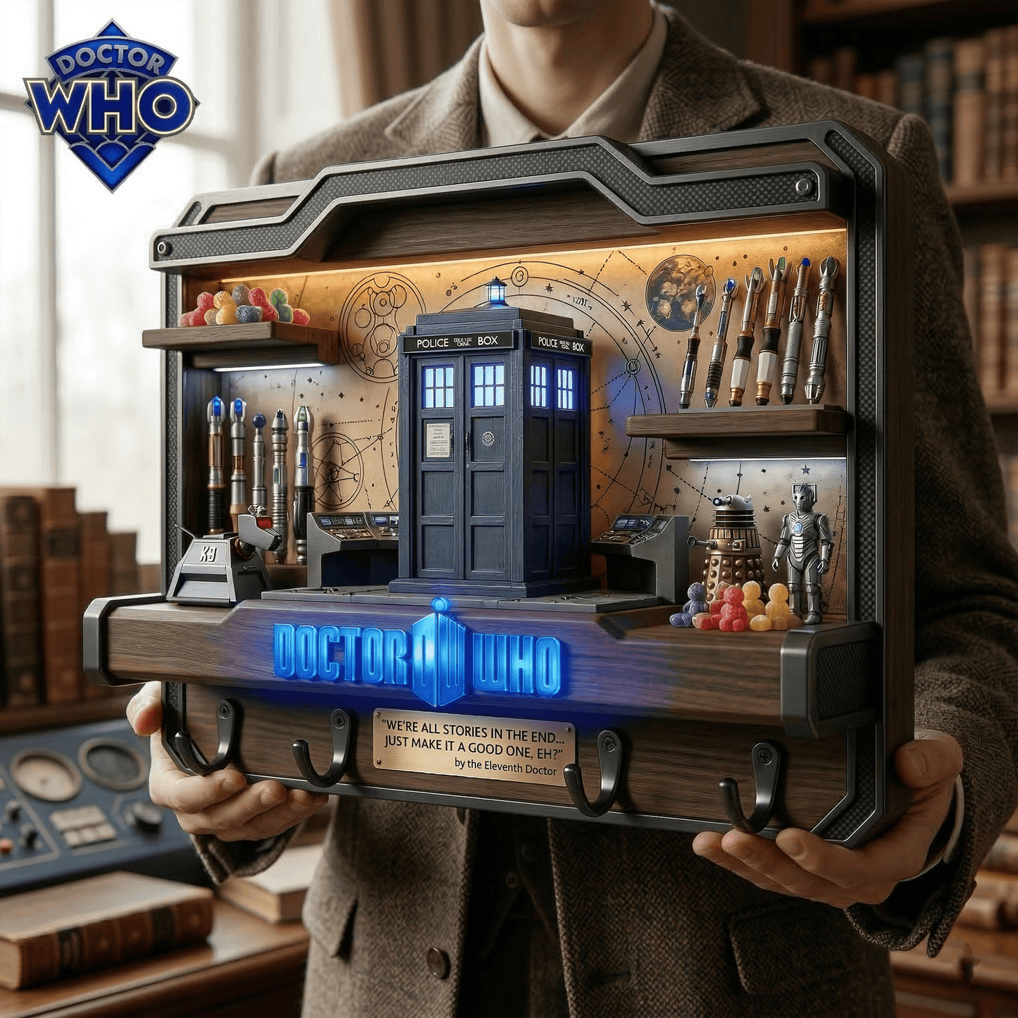DTW WALL-MOUNTED KEY HOLDER LNTH