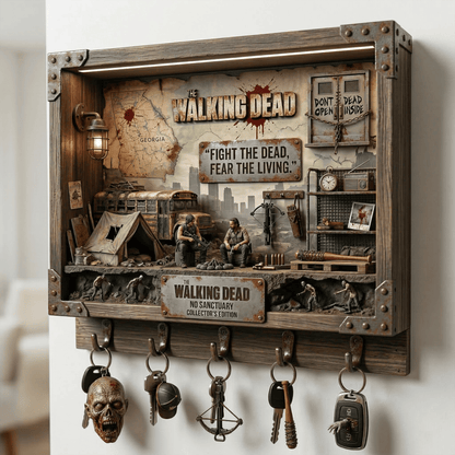 TWD WALL-MOUNTED KEY HOLDER LNTH