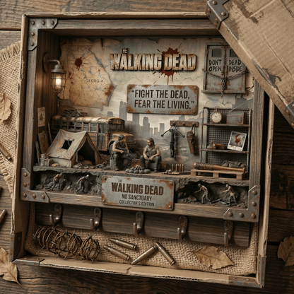 TWD WALL-MOUNTED KEY HOLDER LNTH