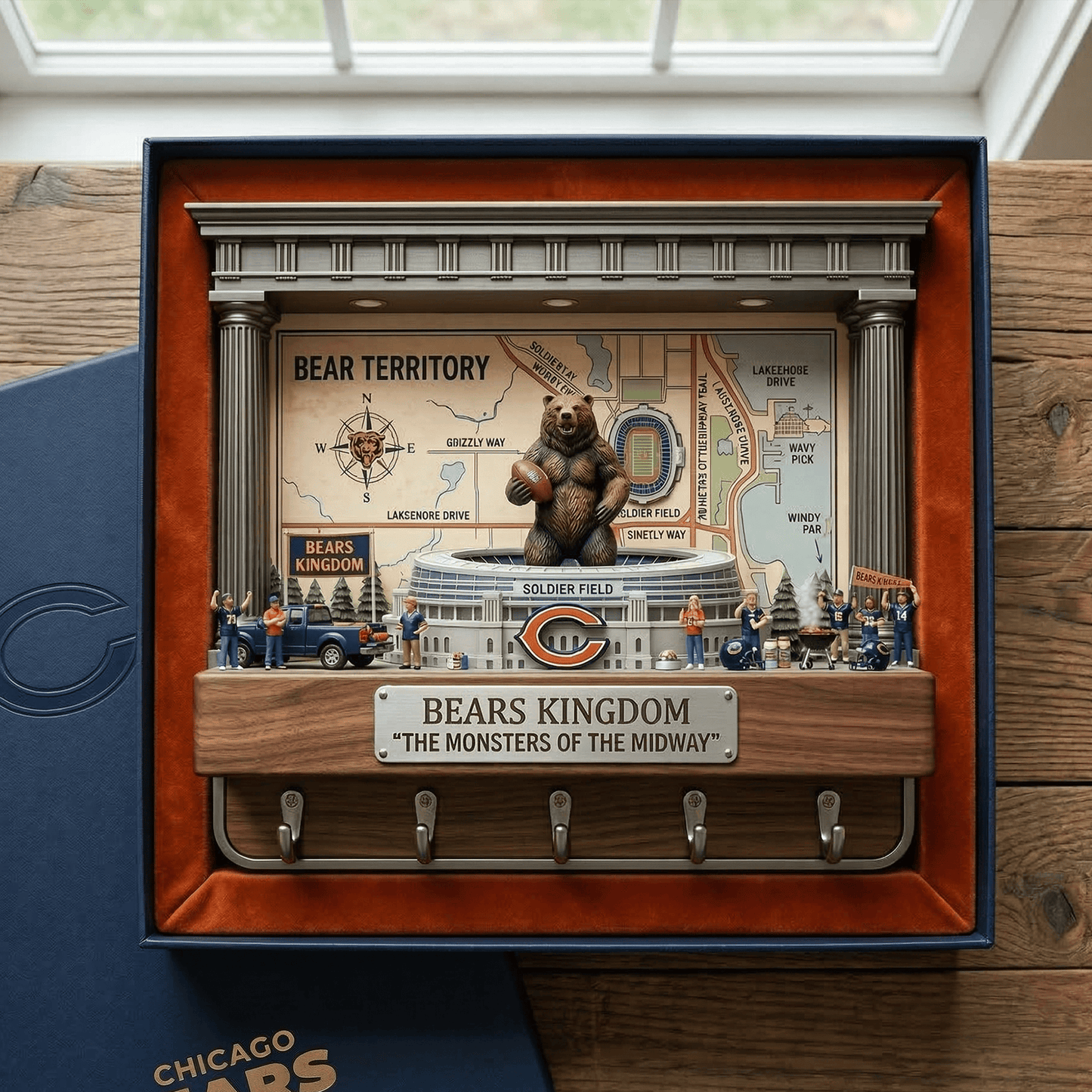 CCB WALL-MOUNTED KEY HOLDER LNTH