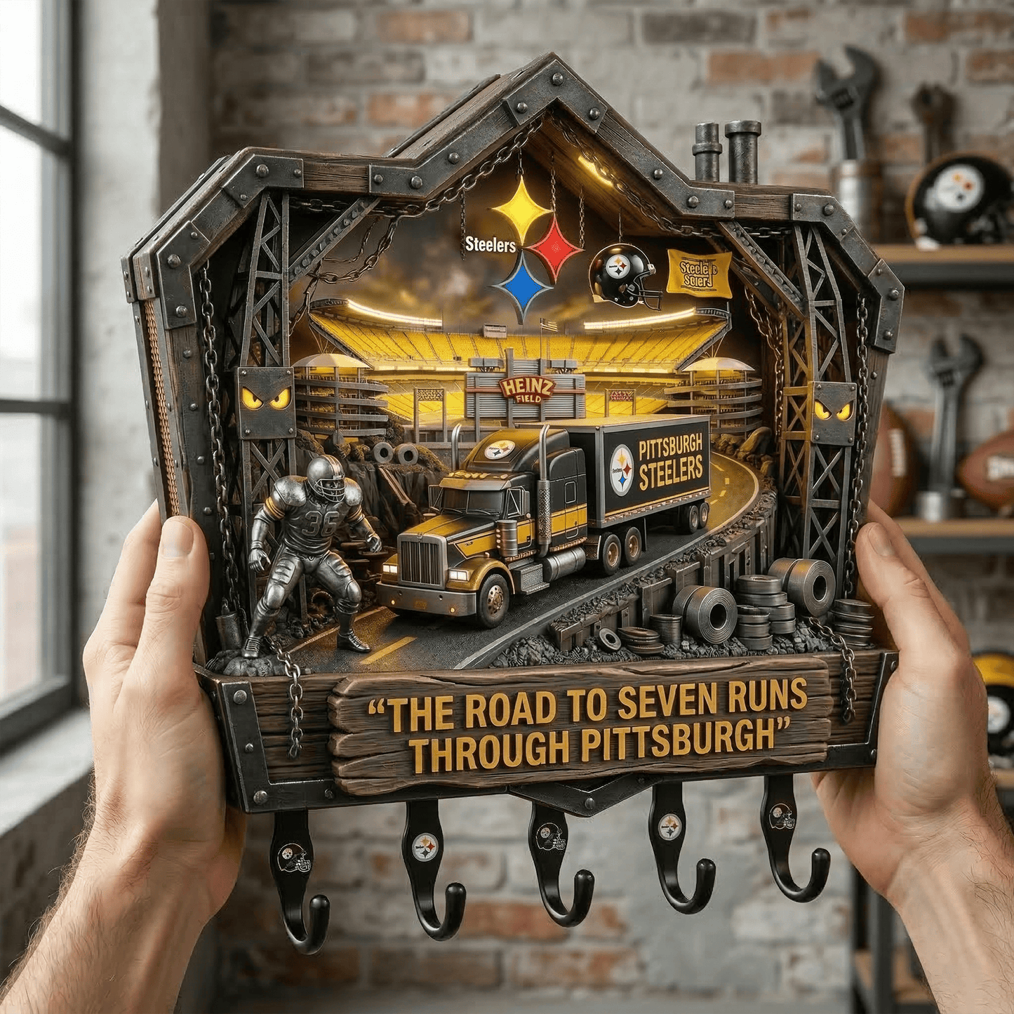 PBS WALL-MOUNTED KEY HOLDER LNTH