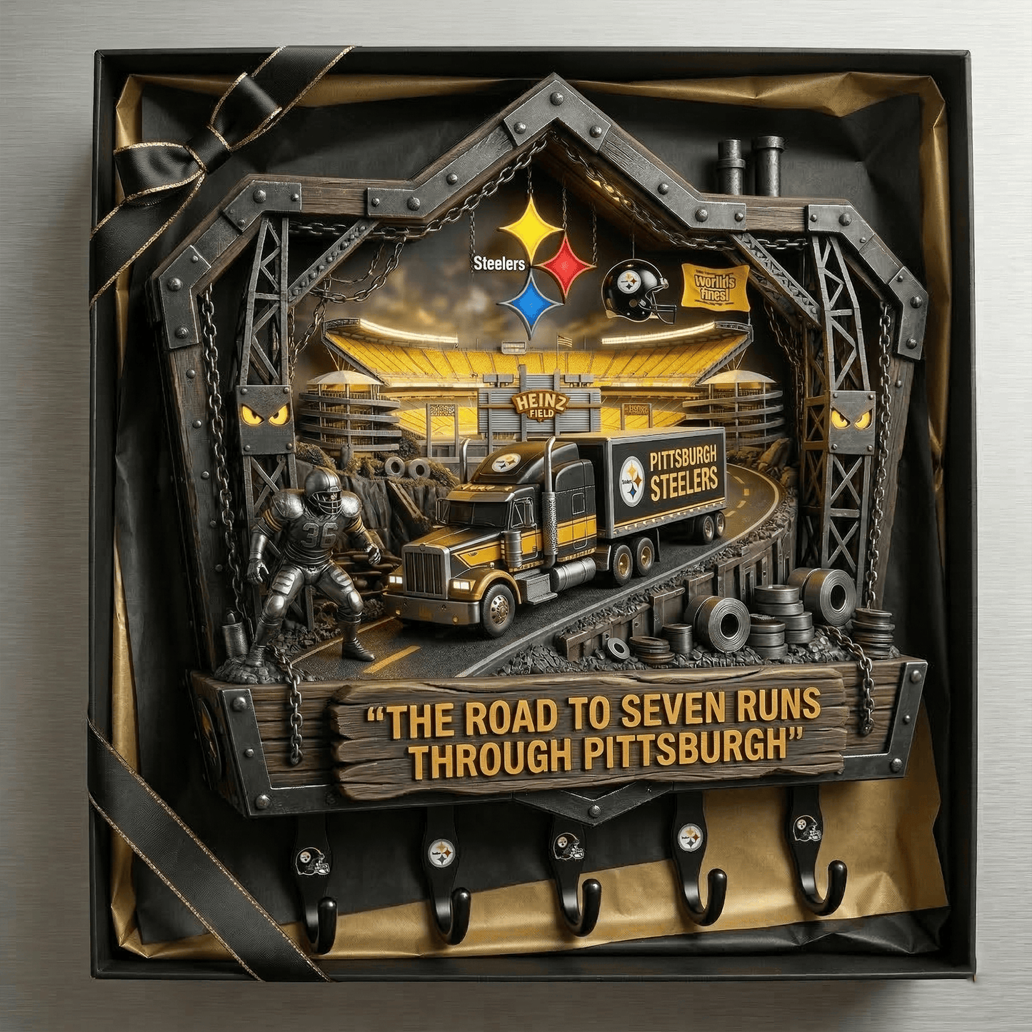 PBS WALL-MOUNTED KEY HOLDER LNTH