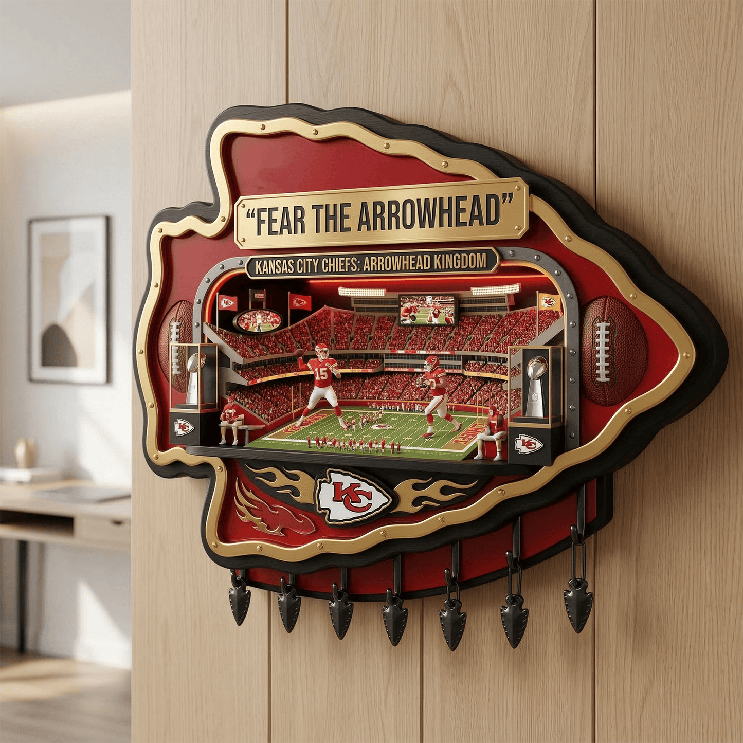 KCC WALL-MOUNTED KEY HOLDER LNTH