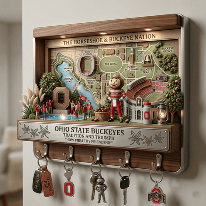 OSB WALL-MOUNTED KEY HOLDER LNTH