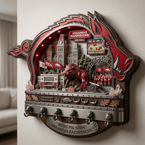 AKR WALL-MOUNTED KEY HOLDER LNTH