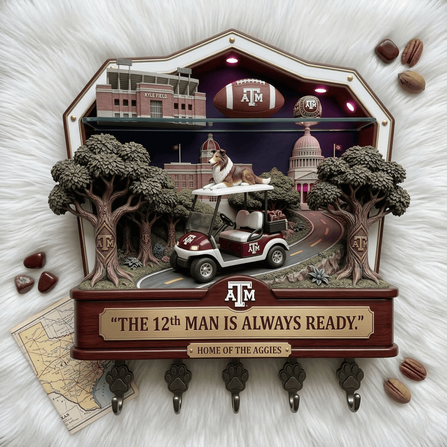 TAMA WALL-MOUNTED KEY HOLDER LNTH