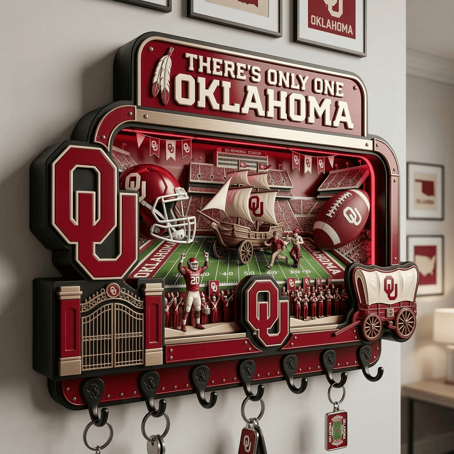 OSN WALL-MOUNTED KEY HOLDER LNTH