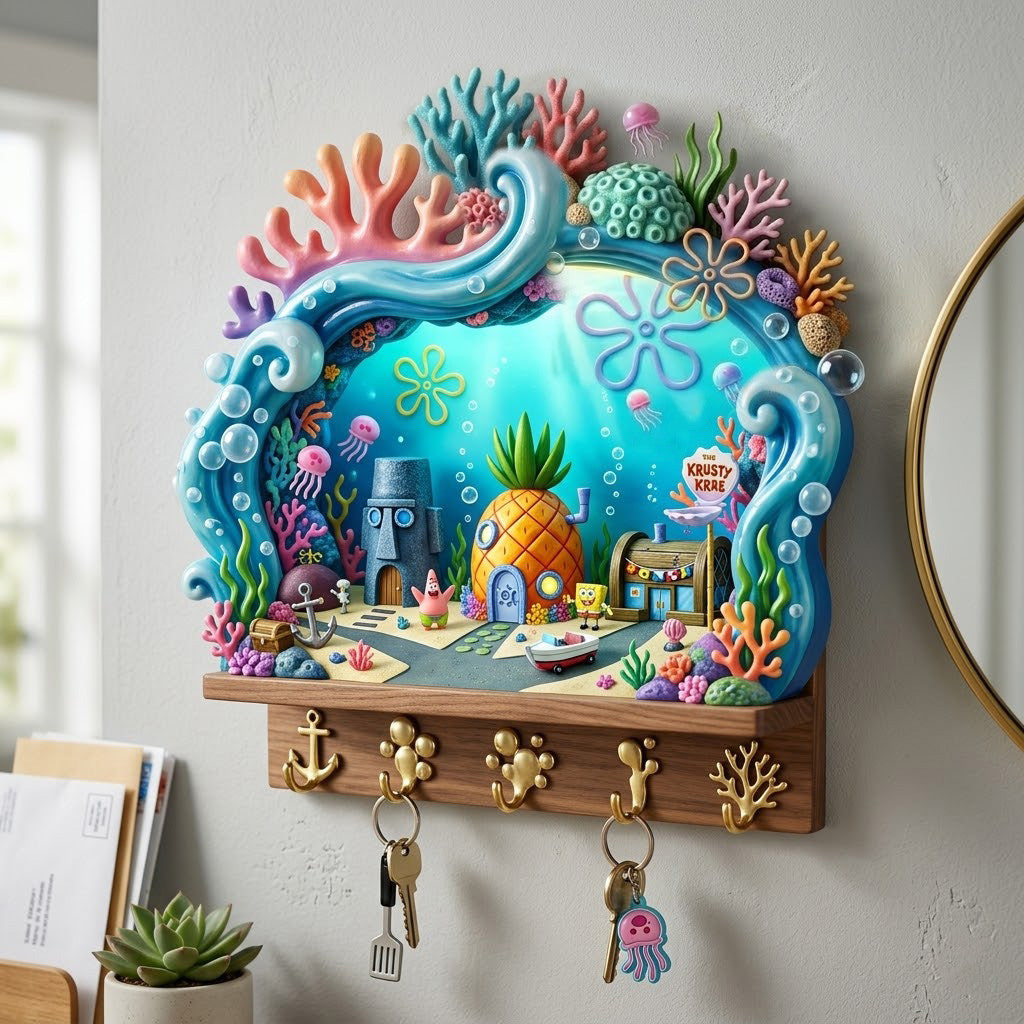 SPB WALL-MOUNTED KEY HOLDER HTTT