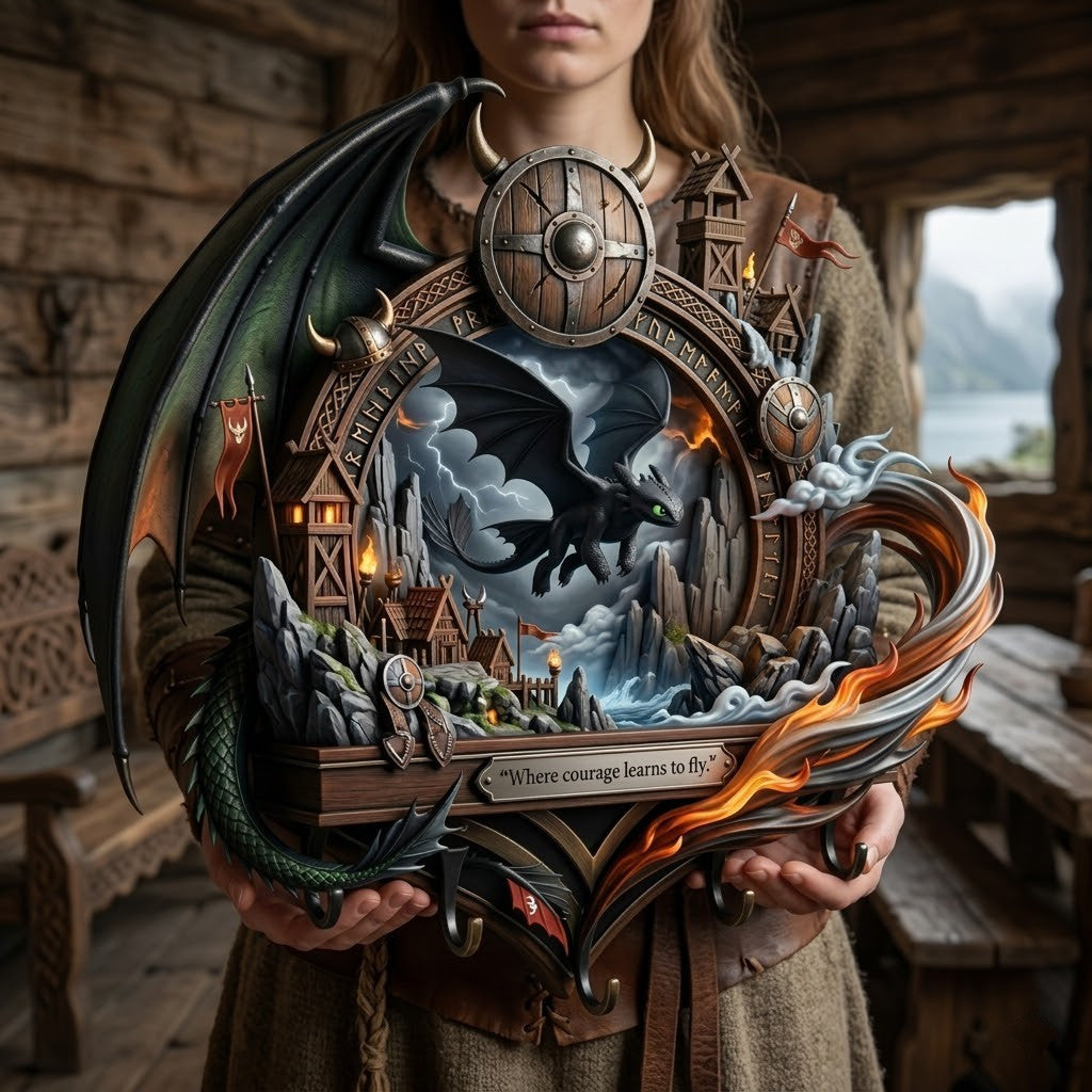 HTTYD WALL-MOUNTED KEY HOLDER HTTT