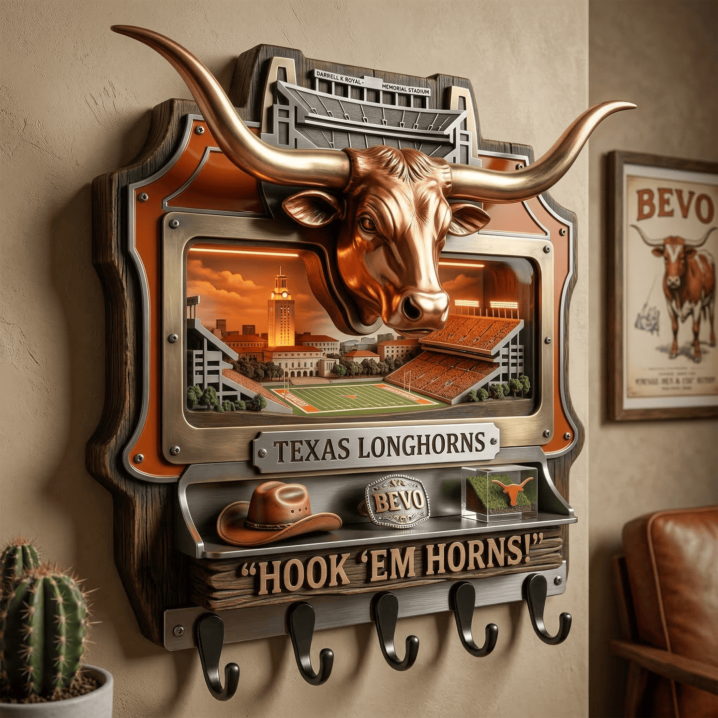 TLS WALL-MOUNTED KEY HOLDER LNTH