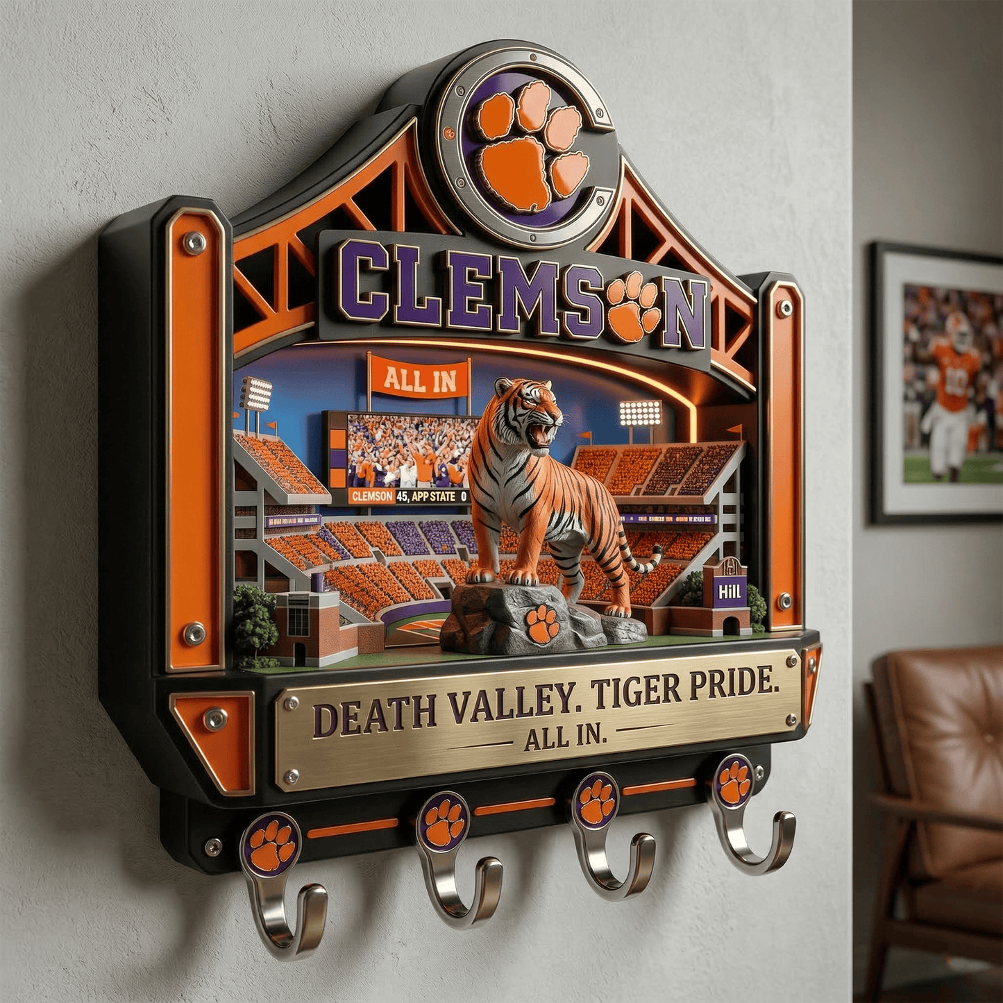 CTFB WALL-MOUNTED KEY HOLDER LNTH