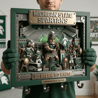 MSU WALL-MOUNTED KEY HOLDER LNTH