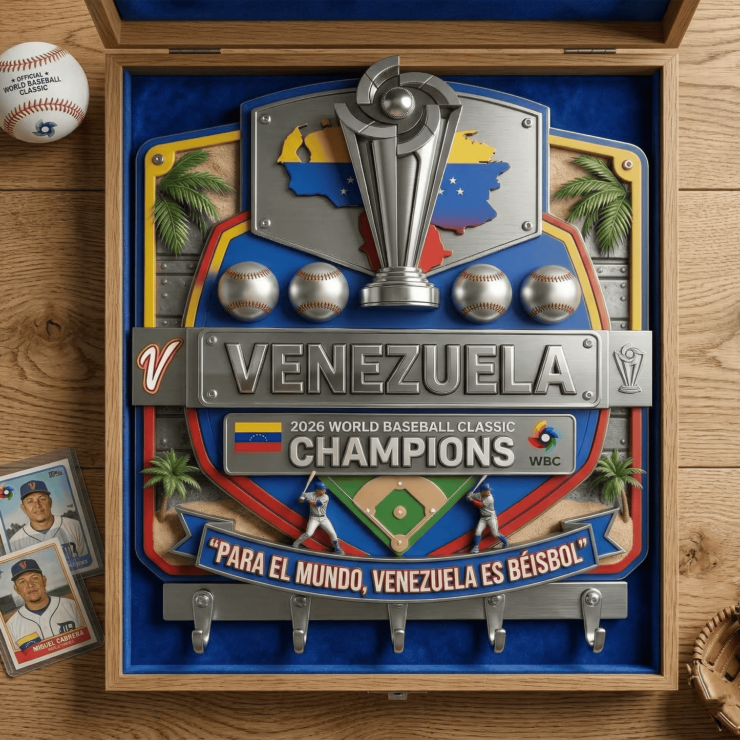 VENE WALL-MOUNTED KEY HOLDER LNTH