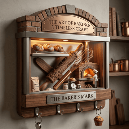 BKR WALL-MOUNTED KEY HOLDER LNTH