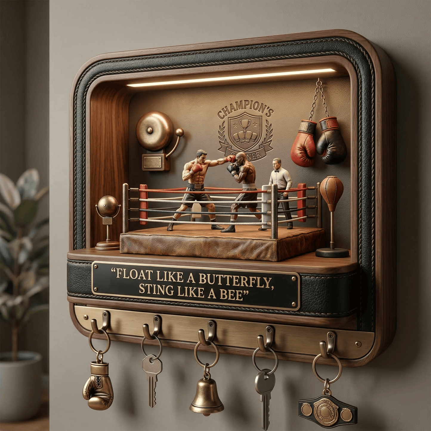 BOXI WALL-MOUNTED KEY HOLDER LNTH