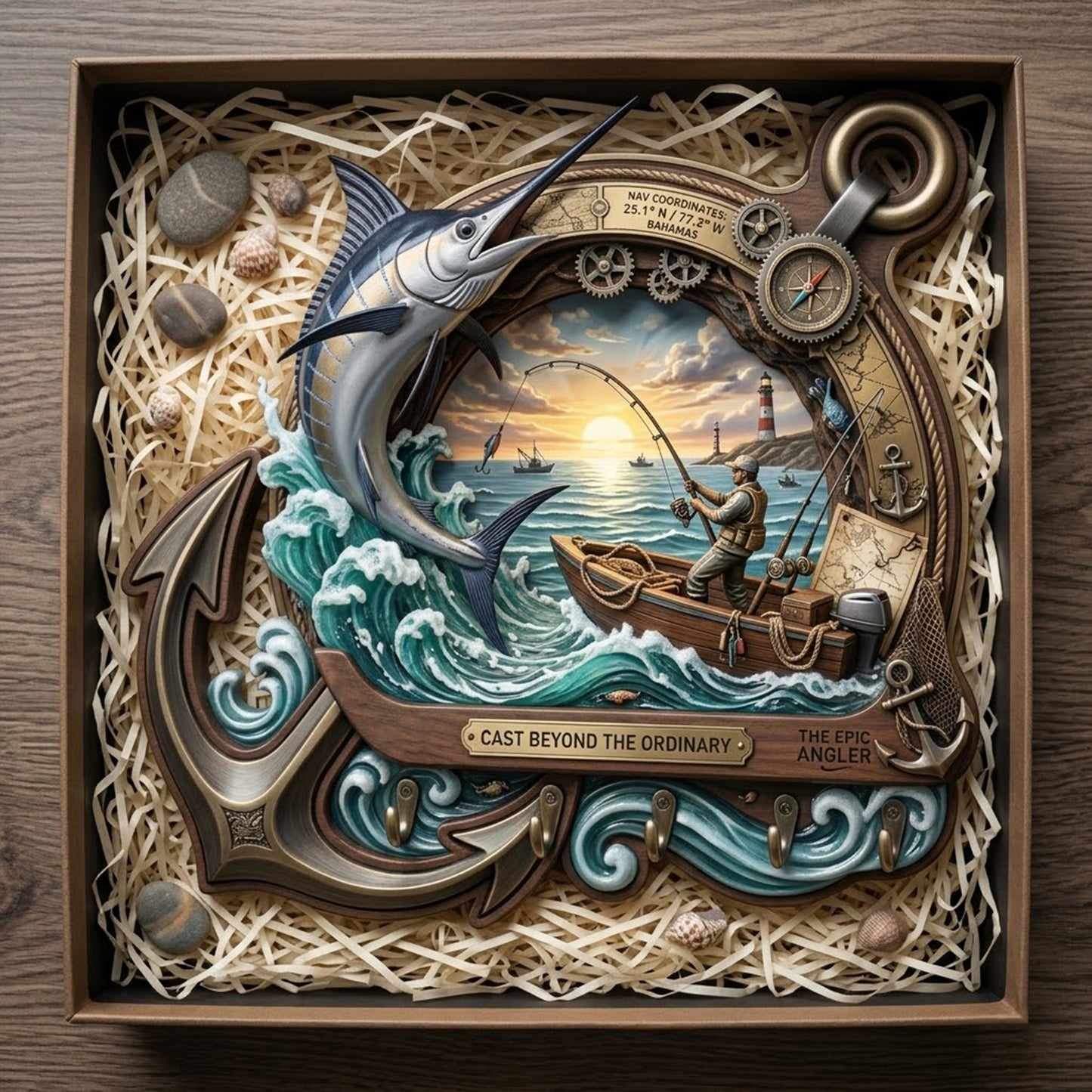 FISH WALL-MOUNTED KEY HOLDER HTTT