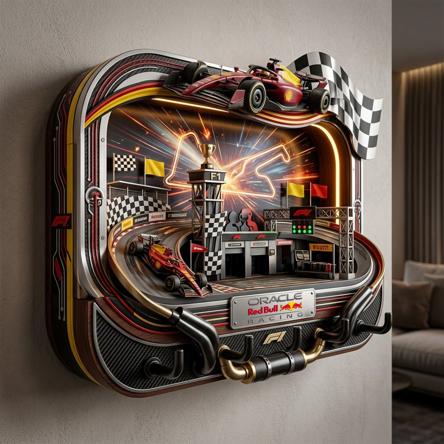 F1 WALL-MOUNTED KEY HOLDER HTTT