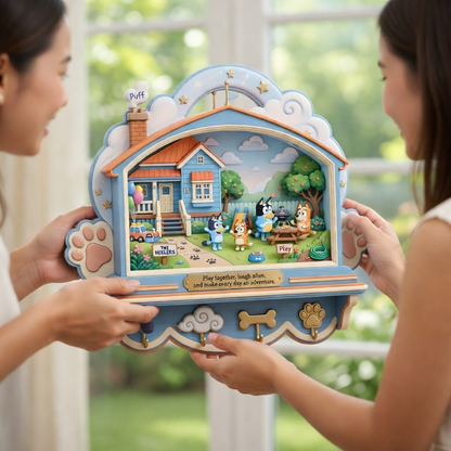 BLU WALL-MOUNTED KEY HOLDER PDL