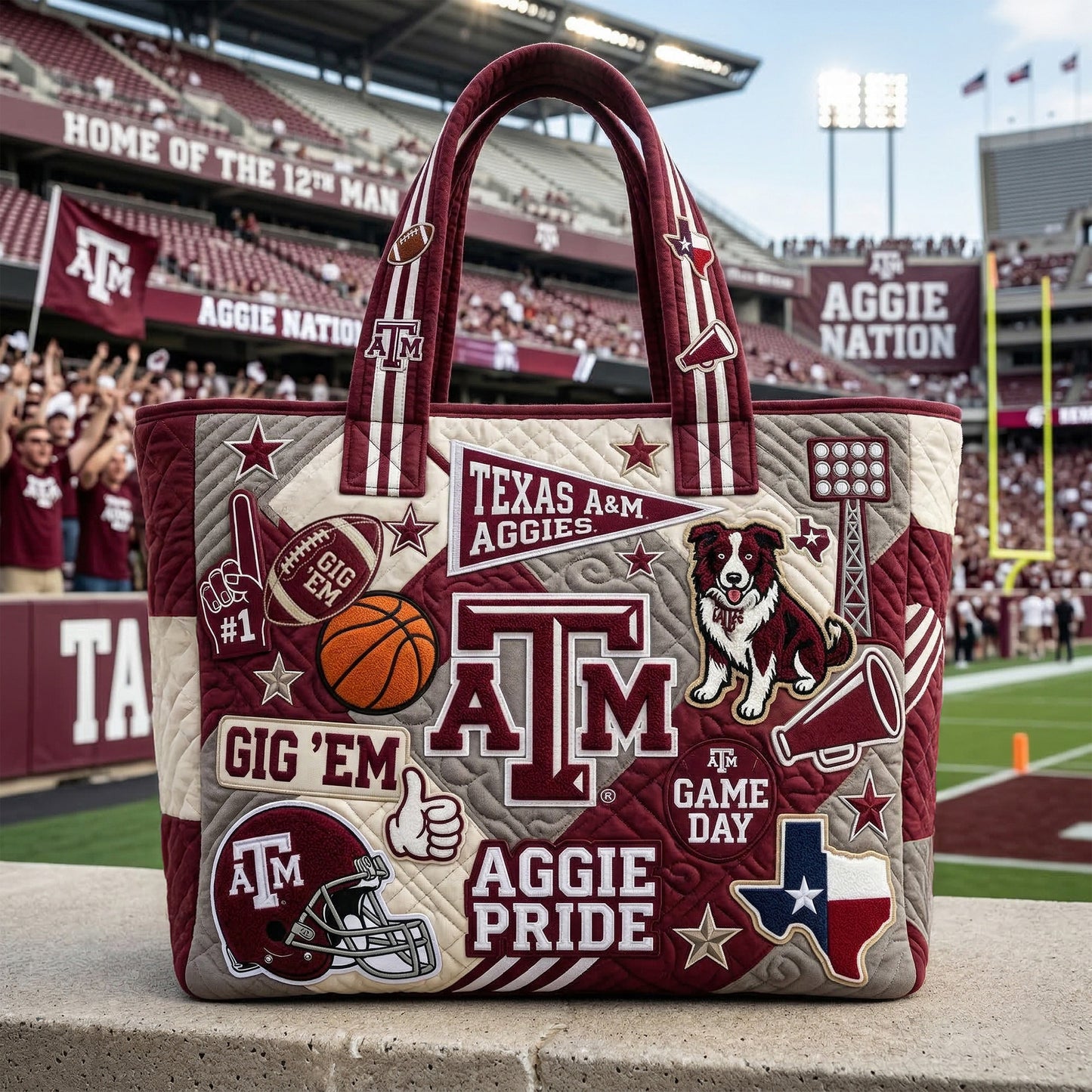 TAMA QUILTED TOTE BAG HTTT