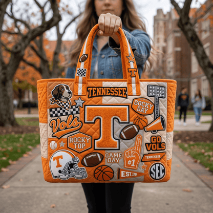 TVF QUILTED TOTE BAG HTTT